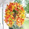 Artificial Fake Hanging Flowers Baskets for Outdoors, UV Resistant Faux Hibiscus Plants Trailing Vines Realistic Silk Spring Flowers for Planters Outside Patio Porch Balcony Garden Home Decor